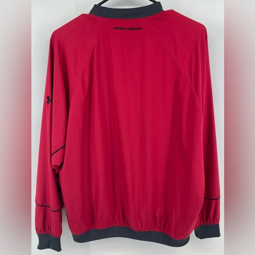 Under Armour WSU Cougars Collegiate  Womens Sm Track Athletic Lined Pullover Zip